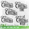 merry christmas sign cut file