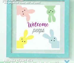 welcome peeps cutfile