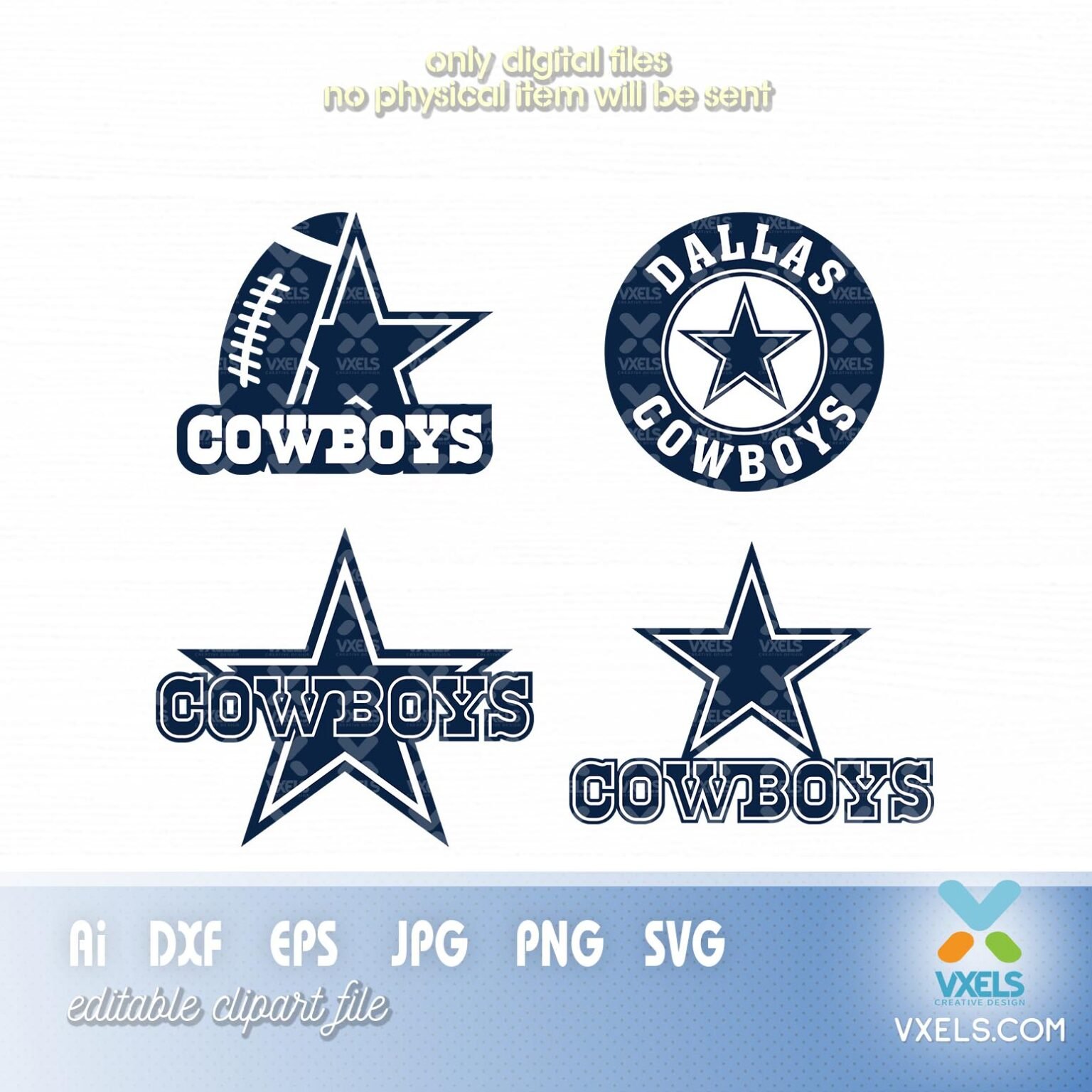 Mega Bundle Dallas Cowboys for Face Mask and Costume SVG NFL Logo