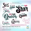 Download Musical Birthday Queen Tiktok Svg For 5 Year Old Girl Cut File For Cricut