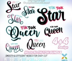 tiktok star queen design