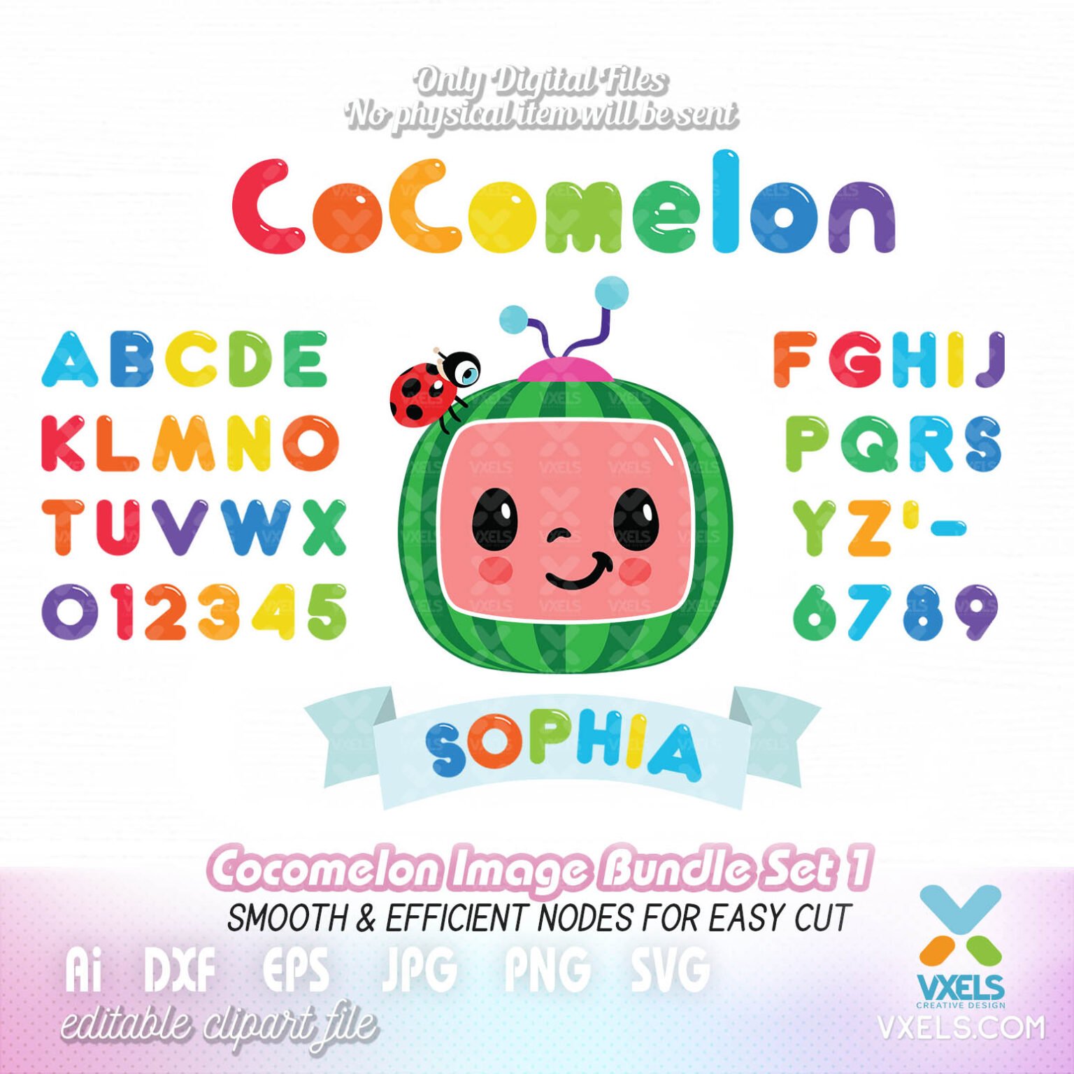 Cocomelon Happy Birthday SVG