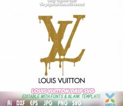 Seamless Louis Vuitton Pattern Full Wrap Cup Lv Tumbler Template Brand Logo