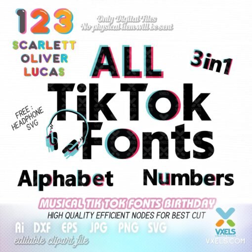 tiktok fonts