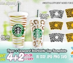 starbucks tiger cup template